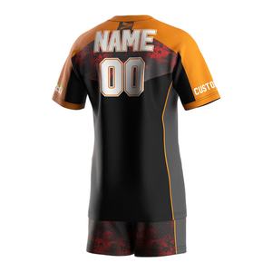 Offre Spéciale : Ensemble de Sport Homme – T-shirt Col Rond Dry-Fit Imprimé Musculation et Rugby, Coupe Oversize, et Short - Product Image 2