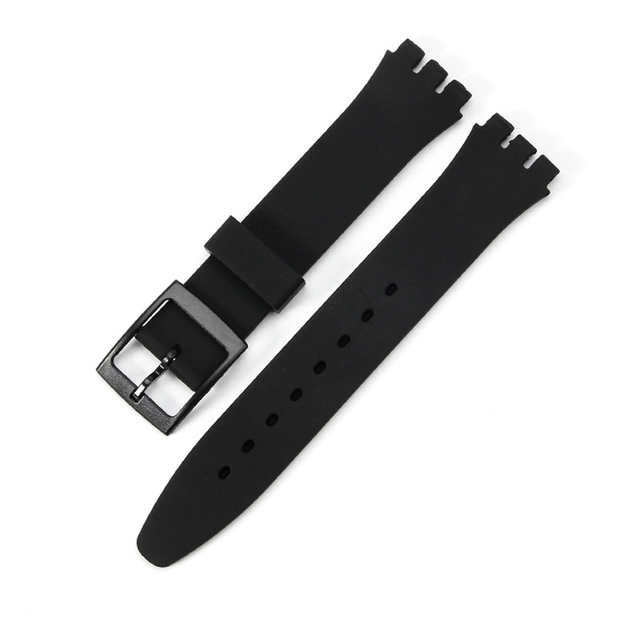 12MM-20MM Replacement Silicone Watch Strap Bracelet Band for Omega Swatch Watch Straps