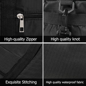 <span class=keywords><strong>2</strong></span> اتجاه جديد شعار مخصص مزدوج الطبقات كبيرة قابلة للطي ملابس أكسفورد حقائب سفر خفيفة الوزن - Product Image 4