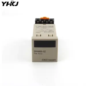 DH48S-1Z Digital LED Programmable Timer Time Relay Switch with Socket Base 12V 24V 220V 380V Delay Timer 0.01S-99H99M