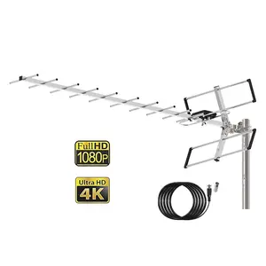 Yeni satış yüksek kazanç Dvb T2 hava singal tv antena açık dijital hdtv dvb-t anten uzun menzilli HD TV anten