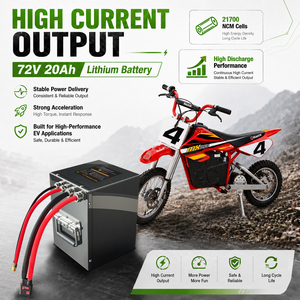 Paquete de Baterías de Litio de Alta Potencia de 72V 20Ah, 21700 LiFePO4, <span class=keywords><strong>ANT</strong></span> Smart BMS, 800 Ciclos, Salida de Corriente Elevada, para Bicicleta Eléctrica - Product Image 6