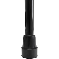 Puntas Antideslizantes de PVC para Muletas 21-22 mm (x4 Unidades) Negras para Muletas y Bastones KMINA K10039