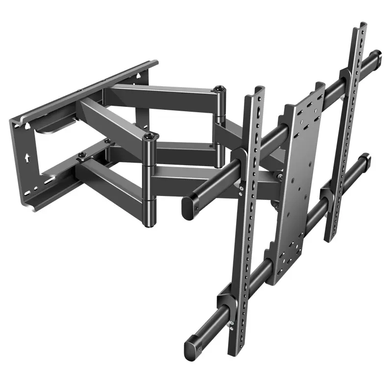 Large Size and Mobile screen projection Six Arms Swivel full motion tv mount bracket 55-100 inch Monitor Wall Bracket