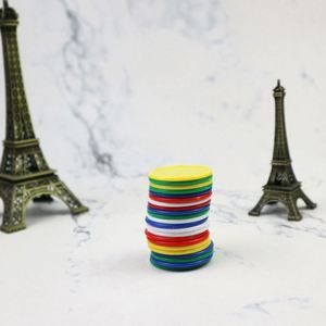 Fichas de Juego de Plástico PS Redondas de 38 mm, de Colores, sin Denominación, para Casinos y Juegos de Fiesta - Product Image 3