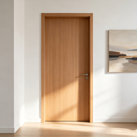 Portes d'entrée doubles de luxe en bois massif de haute qualité avec isolation phonique pour hôtel, salon et chambre à coucher (extérieur)