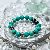 Bracelets cadeaux en pierres naturelles tendance, design original, turquoise, bracelets à perles tendance, bijoux de mode pour un usage quotidien