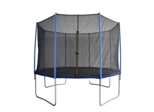 <span class=keywords><strong>Trampoline</strong></span> rond de 3 mètres à 3 pieds avec <span class=keywords><strong>filet</strong></span> de protection coloré en PVC et élastiques en plastique pour enfants, idéal pour l'extérieur - En promotion - Product Image 3