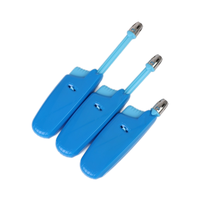 Briquet électronique en plastique personnalisé DQ DQ1253 EN13869 rétractable, mignon, petit format, design classique, pour camping et cuisine, longue durée