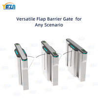 Barrera de Puerta con Reconocimiento Facial y Control de Acceso por Tarjeta, Acero Inoxidable, Bidireccional, Silenciosa, para Resorts, Casinos y Parques Temáticos
