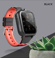 Montre connectée pour enfants 4G en vente flash, écran tactile carré de 1,69 pouce, étanche IP67, double caméra, appel vidéo, GPS Android, carte SIM, KT18Pro