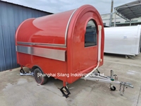 Remorque mobile de camion de nourriture de casse-croûte SL-6 personnalisée en usine