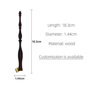 HY Ensemble de calligraphie arabe gothique écologique, stylo-plume en bois à bordure dorée, plume, encre, <span class=keywords><strong>Qalam</strong></span> métallique 0,7 mm, type standard - Product Image 3