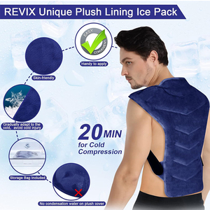 Compresas de <span class=keywords><strong>Gel</strong></span> de Fisioterapia Cómodas y No Tóxicas Bingfan, Compresas Frías y Calientes para Aliviar el Dolor de Espalda y Cintura, Suministros de Rehabilitación - Product Image 4
