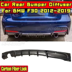ชุดแต่ง BMW F30 ปี 2012-2019 ชุดแต่งกันชนหลัง BMW F30 ลายคาร์บอนไฟเบอร์ สไตล์ MP สปอยเลอร์ ดิฟฟิวเซอร์ อุปกรณ์ตกแต่งรถยนต์ - Product Image 2