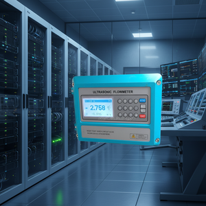 Débitmètre à ultrasons à pince, installation non invasive, multicanal, 4 lignes, <span class=keywords><strong>mesure</strong></span> du débit de liquides (eau, huile, produits chimiques), en acier inoxydable - Product Image 1