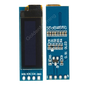 Mini Mono Màu Xanh 4 Chân 128X32 IIC SSD1306 0.91 "Inch <span class=keywords><strong>OLED</strong></span> 091 Mô-đun Hiển Thị - Product Image 4