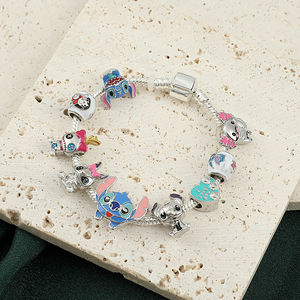 Pulsera de Aleación de Stitch Lilo para Niños Cadena de Mano <span class=keywords><strong>Jumba</strong></span> Estilos Lindos para Niñas Regalo de Cumpleaños Pulsera Brillante - Product Image 3