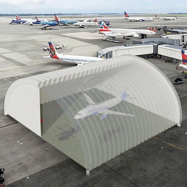 Commercial Air Dome Inflatable Hangar Tent for Aircraft Storage and Plane Storage Structures for Advertising Inflatables
