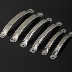 Stainless Steel Drawer Handles Curved Hollow Bar Cabinet <b>Hardware</b> For <b>Wardrobe</b> Wine Cabinet Indoor Use Antirust Industrial - Product Image 1
