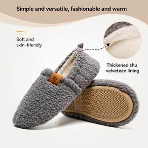 ZULEMEI Women Winter Soft Curly <strong>Fur</strong> Slippers Memory Foam Breathable TPR Outsole Lightweight House Shoes Cozy <strong>Loafer</strong> - Product Image 3