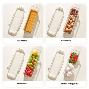 <b>Large</b> Capacity Modern Noodles Coarse Cereals Storage <b>Box</b> Sealed Moisture-proof Food Grade PP Plastic Sustainable Refrigerator- - Product Image 4