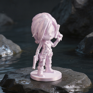 Figurine de personnage de jeu personnalisée imprimée en 3D, version Q, impression FDM, figurine de collection de bureau, OEM ODM - Product Image 5