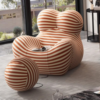 Fauteuil de relaxation moderne de haute qualité, design élégant, pour petit appartement, extérieur, salon, détente et loisirs