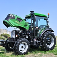 Oferta 2026: Mini Tractor Agrícola YTO 4x4WD de 50Hp/70Hp/80HP con Transmisión por Engranajes, Accesorios de Cargador Frontal, Precio de Fábrica