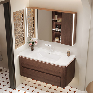 Meuble-lavabo mural <span class=keywords><strong>antique</strong></span> avec lavabo et miroir Meuble-lavabo italien intelligent <span class=keywords><strong>Armoire</strong></span> à <span class=keywords><strong>pharmacie</strong></span> pour salle de bain - Product Image 5