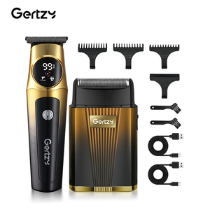 Salon Foil <b>Shaver</b> 2-in-1 LCD Display Professional Hair Clippers Trimmers Grooming Set USB for <b>Face</b> Household Popular Reciprocati - Product Image 1