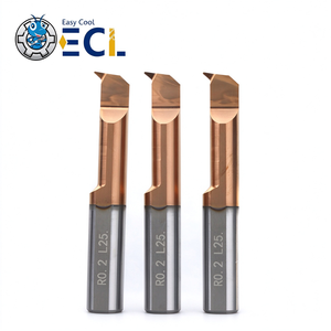 Barra de microperforación Easy Cool MQR 8 R0.2 L25 de carburo de tungsteno para torneado de orificios internos - Product Image 3