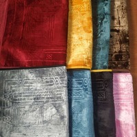 Tapis de Prière Sejadah Uni pour l'Islam avec Pompon, Tapis de Mosquée pour le Hajj