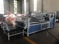 Machine à fabriquer des boîtes en carton pour fruits / Machine semi-automatique de pliage et de collage de boîtes en carton ondulé