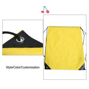Factory Promotional Custom logo Sports Polyester Drawstring <b>Bag</b> Printing Draw <b>String</b> <b>Bag</b> - Product Image 4