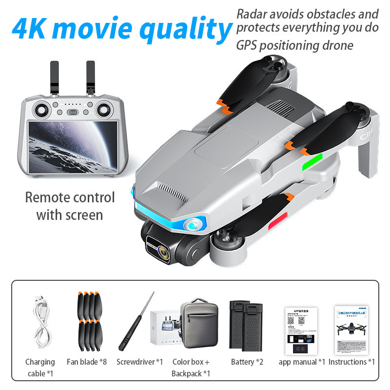 AE3 PRO MAX Gray Batteries*2 Drone