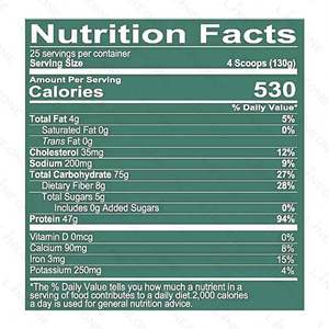Poudre de protéines végétales biologiques à base de plantes pour la croissance musculaire, 20-29 g de protéines par portion, 500 g - Product Image 2