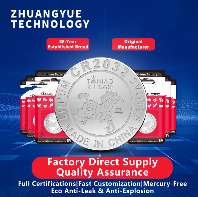 Independent Packaging CR2032 High Capacity Button Cell Battery, Replacement for Casio Watches & Electronic Devices
