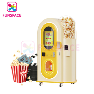 Funspace Sản phẩm mới tùy chỉnh đồng tiền hoạt động hoàn toàn tự động thương mại có hương vị Pop Ngô bỏng ngô Máy bán hàng tự động - Product Image 2
