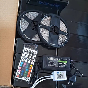 12V 5050 RGB thông minh linh hoạt <span class=keywords><strong>LED</strong></span> Strip <span class=keywords><strong>Lights</strong></span> âm nhạ<span class=keywords><strong>c</strong></span> Sync với app điều khiển từ xa 5M 10m 20m Set - Product Image 2