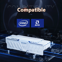 GUDGA 32 Go DDR4 3200 MHz PC4-25600 1,35 V Non-ECC 19-19-19 RAM pour ordinateur de bureau gaming avec dissipateur thermique en stock