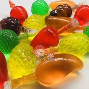Tik Tok Tùy Chỉnh Bao Bì Hỗn Hợp Mini Juice Các Loại Trái Cây Hình Dạng Jelly Candy - Product Image 1