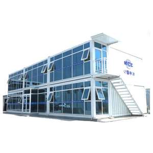 Por encargo profesional Durable paquete plano Contenedor de envío Apartamentos Villas Edificios 20 40 pies prefabricados - Product Image 1