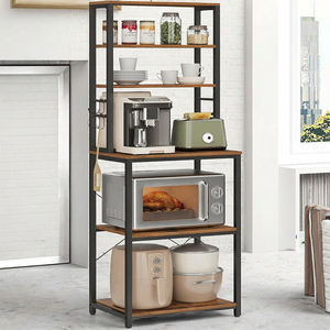 Estante de Cocina Vintage de Dos Niveles, Mueble para Horno de Microondas, Estación de Café, Organizador de Especias, Estación de Trabajo - Product Image 3