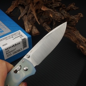 มีด Bugout รุ่น 535 ด้ามจับ G10 สีหยกใสสวยงาม สำหรับงาน DIY OEM สแตนเลสสตีล สำหรับตั้งแคมป์และใช้ในบ้าน - Product Image 2