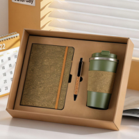 Carnet de notes en cuir A5 avec reliure cousue, logo personnalisé, agenda rigide, planificateur 2026, coffret cadeau d'entreprise