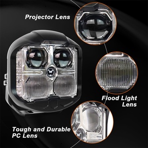 OVOVS - Luz LED Todoterreno de 6 Pulgadas y 65 W con Doble Luz Estroboscópica Lateral para Camioneta, ATV, SUV, UTV, Barco - Product Image 6