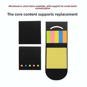 Bloc de Notas Adhesivas de Papel Kraft con Caras Sonrientes Personalizables, Combinación de Notas Adhesivas Reutilizables, Índice para Cuaderno - Product Image 4