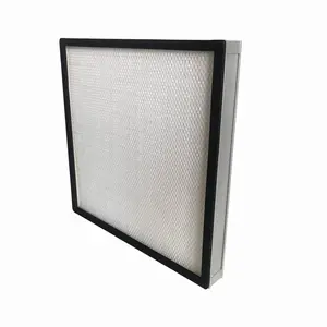 Filtro de fluxo laminado para limpeza de fábrica, mini filtro de fibra de vidro plissada h13 h14