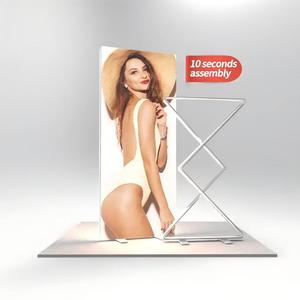 Boîte à lumière pliable sans cadre, éclairée sur mesure, portable, en tissu tendu, avec écran LED pour stand d'événements en extérieur et en intérieur - Product Image 1